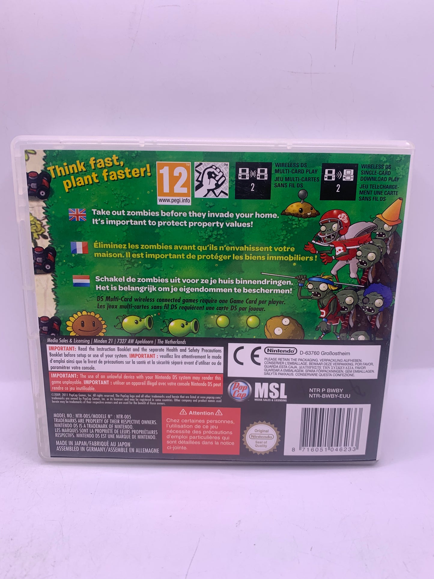 Plants vs. Zombies - Nintendo DS