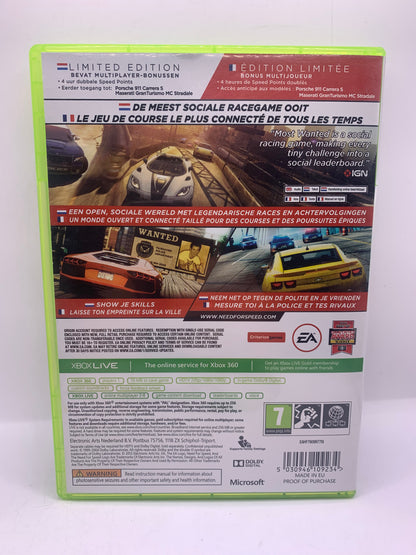Need for Speed: Most Wanted (2012) (Limited edt, geen DLC) – Xbox 360