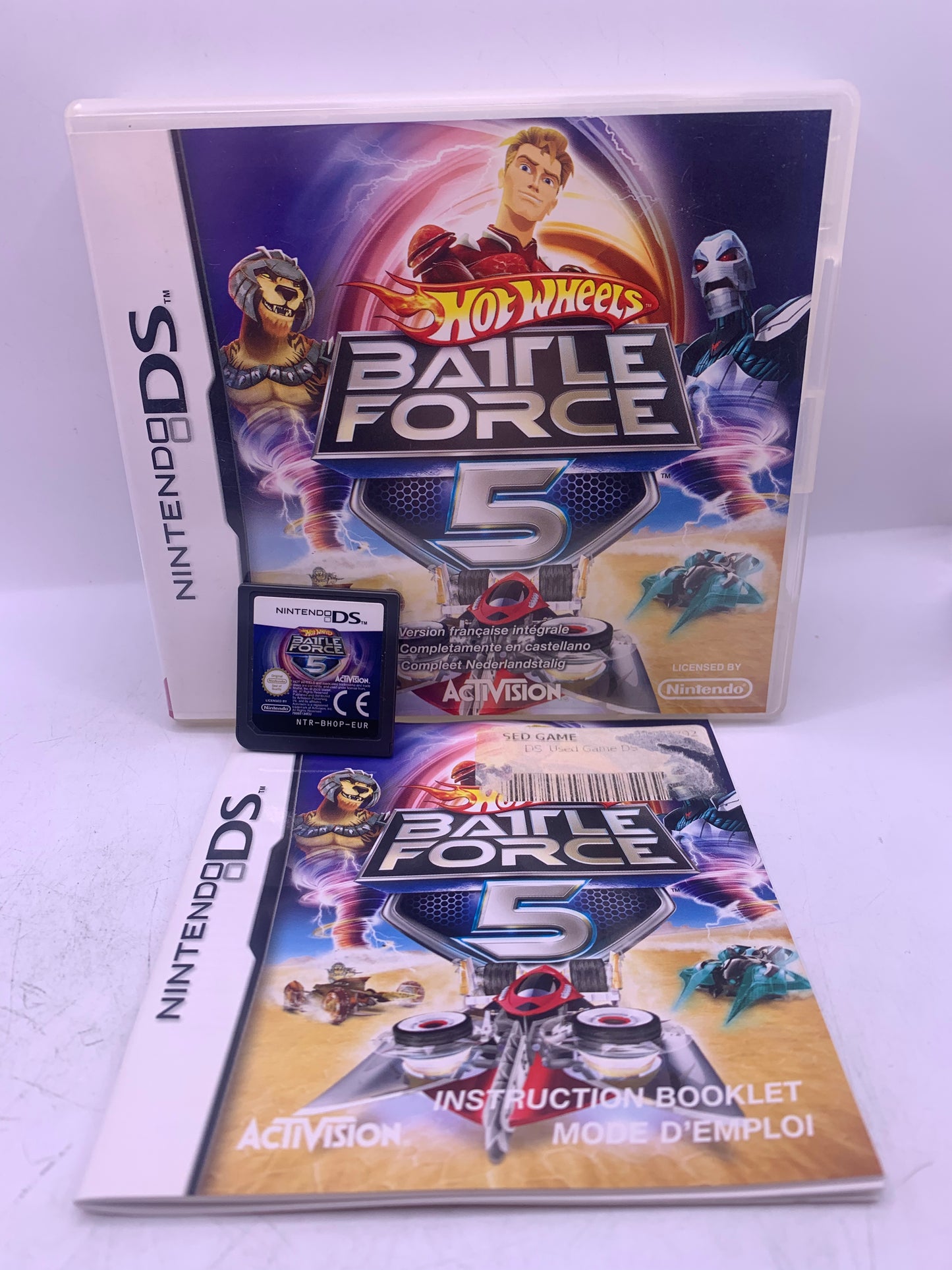Hot Wheels Battle Force 5 (Sticker handleiding) - Nintendo DS