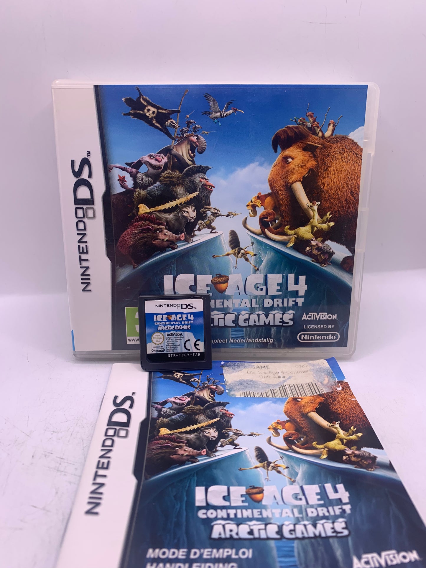 Ice Age 4: Continental Drift - Arctic Games (Sticker handleiding) - Nintendo DS