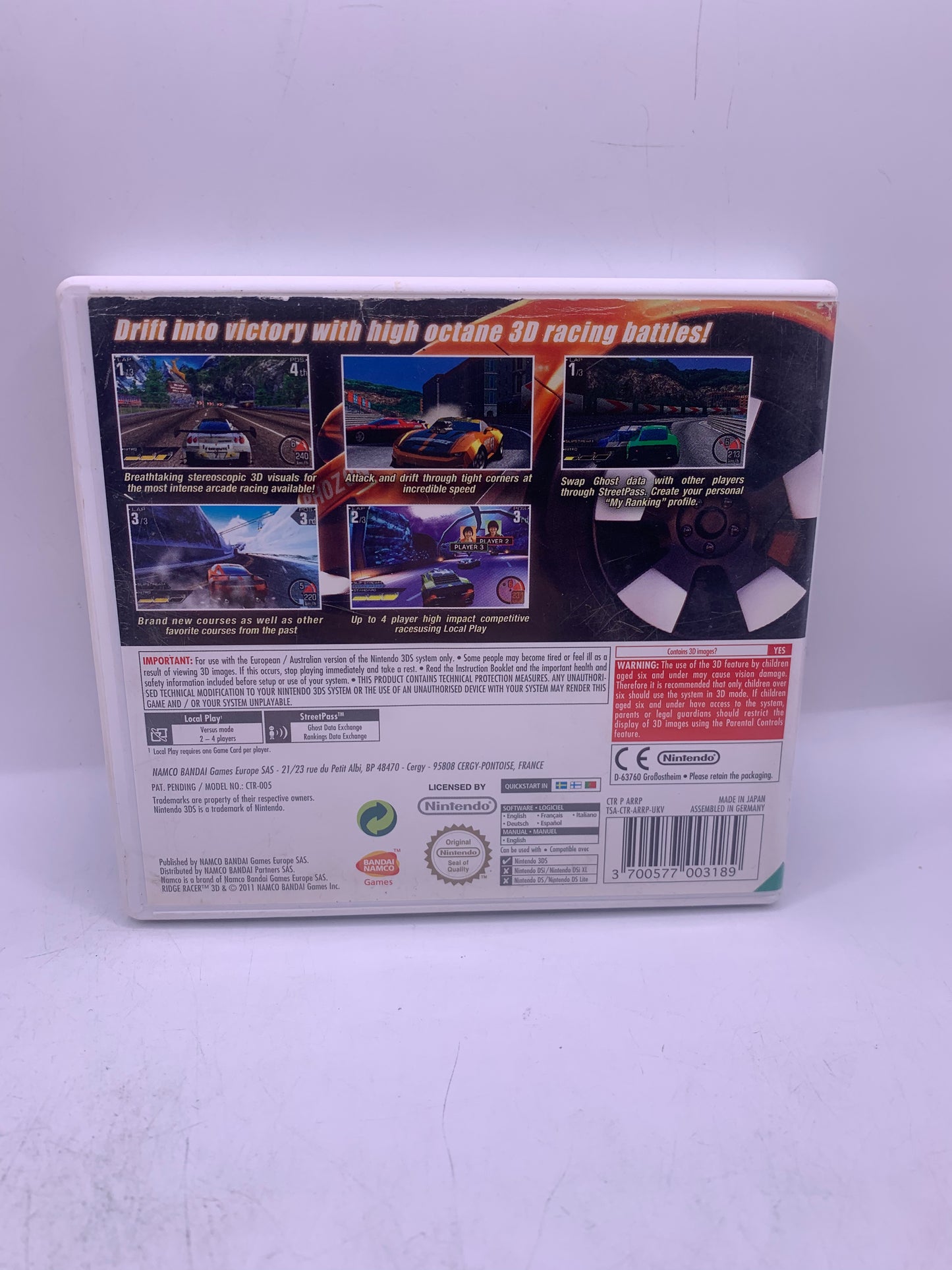 Ridge Racer 3D - Nintendo 3DS