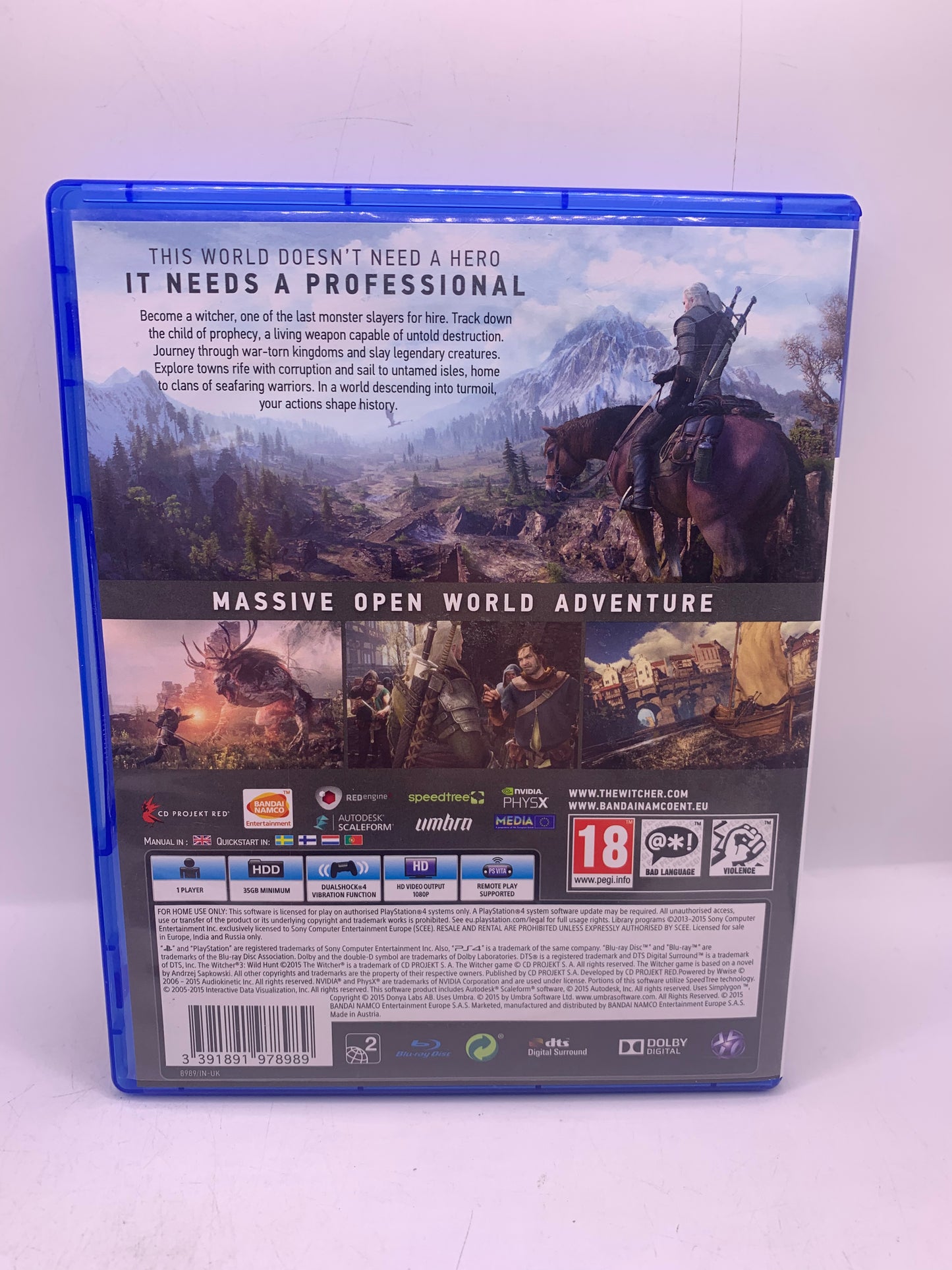 The Witcher 3: Wild Hunt - PlayStation 4