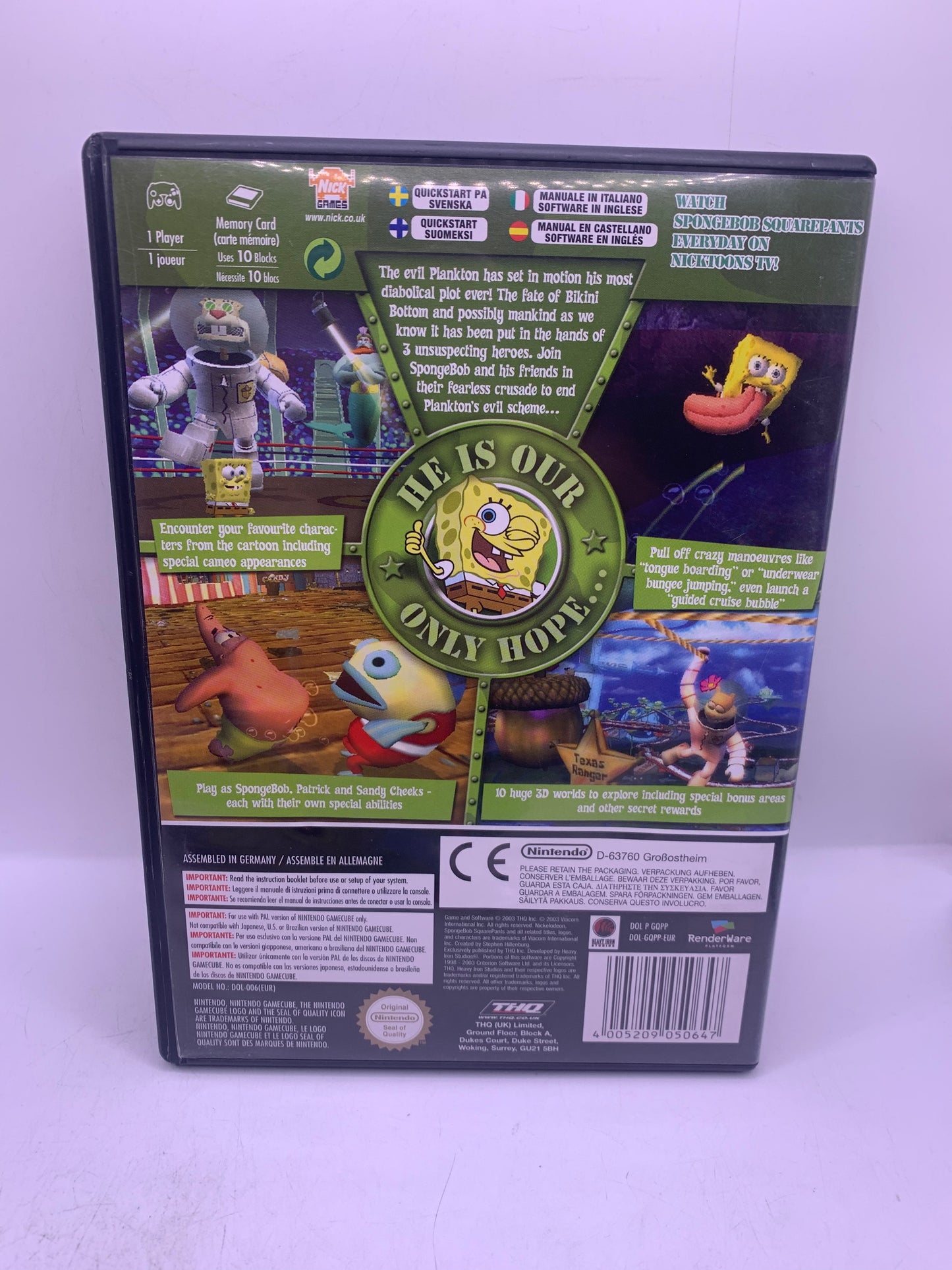 SpongeBob SquarePants: Battle for Bikini Bottom - GameCube