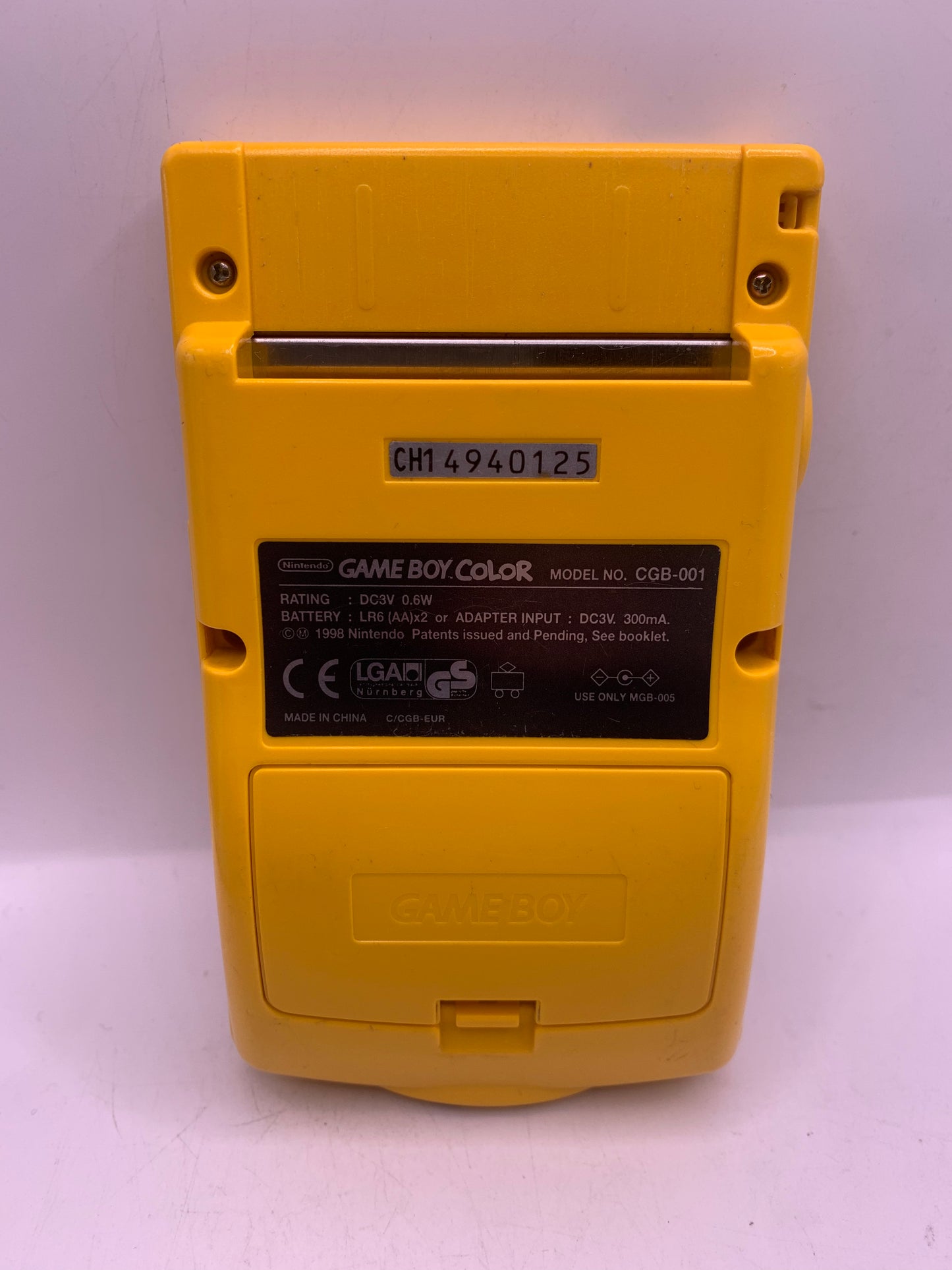 Gameboy Color (Geel)