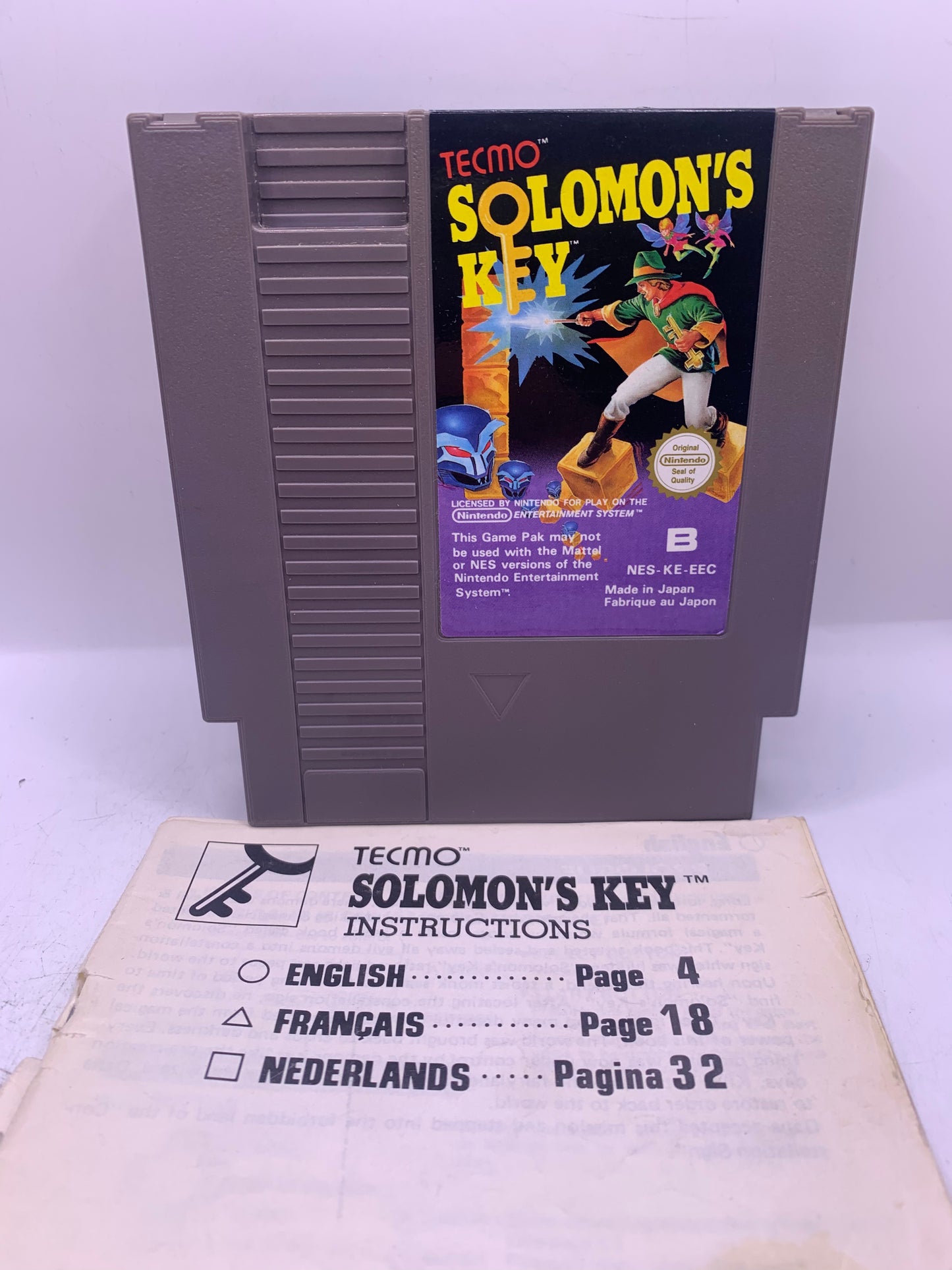Solomon's Key (Met handleiding) - NES