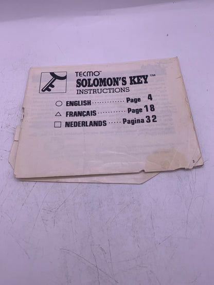 Solomon's Key (Met handleiding) - NES