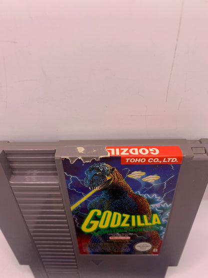 Godzilla: Monster of Monsters! (Met handleiding, label beschadigd) – NES