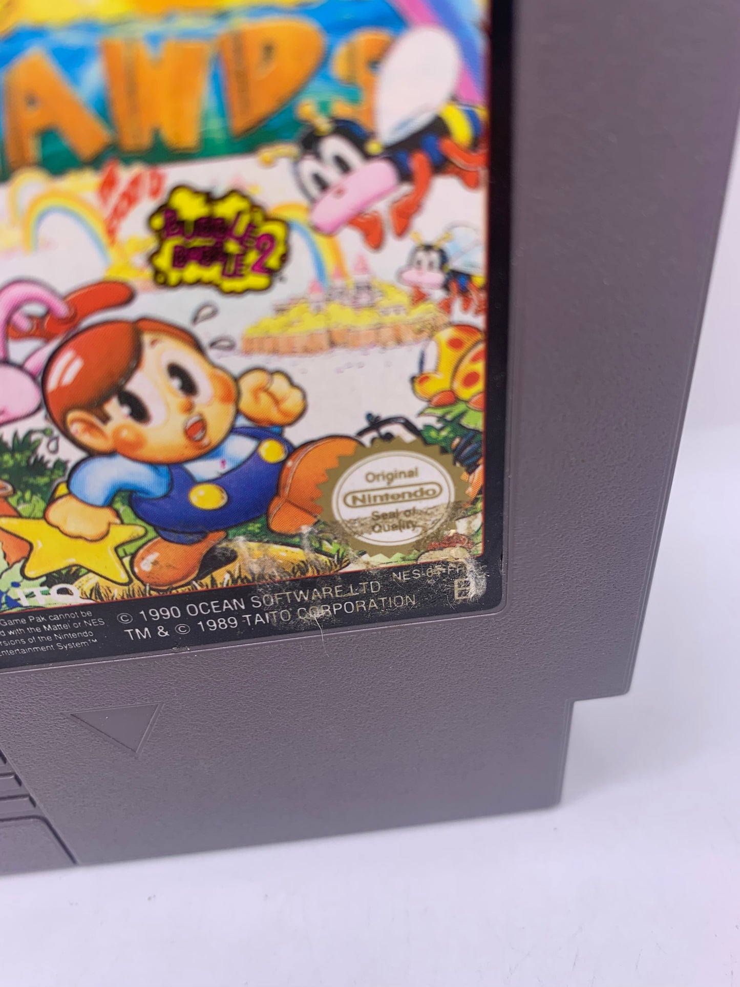 Rainbow Islands: The Story of Bubble Bobble 2 (Sticker op label) - NES