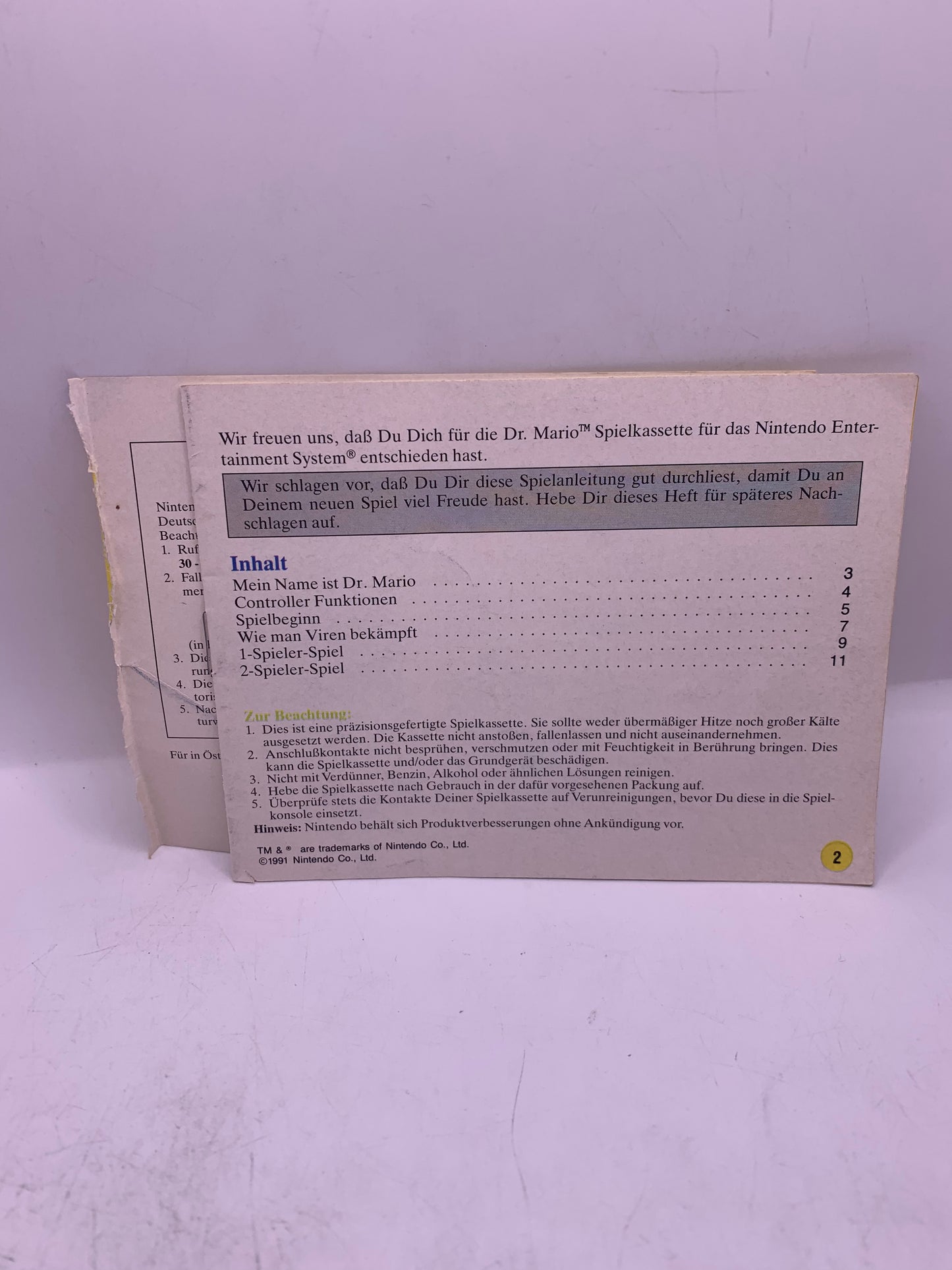 Dr Mario (Met handleiding) - NES