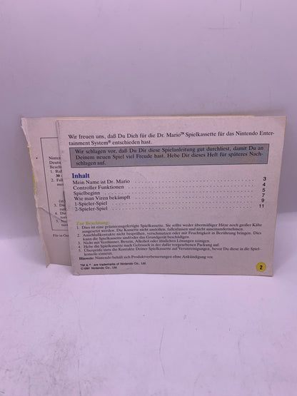 Dr Mario (Met handleiding) - NES
