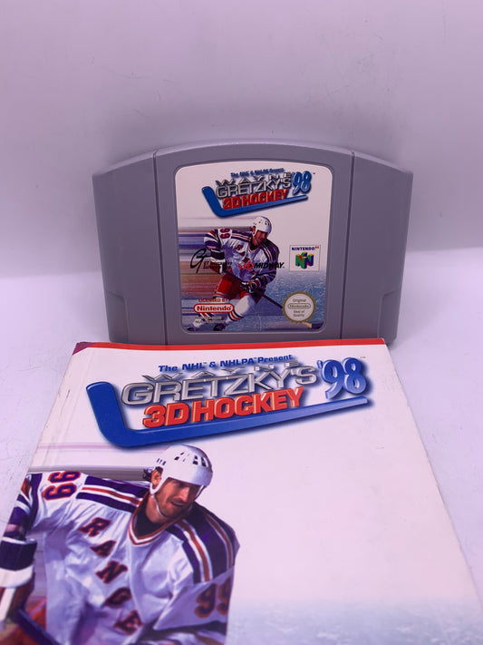 Wayne Gretzky’s 3D Hockey ’98 (Met handleiding) – Nintendo 64