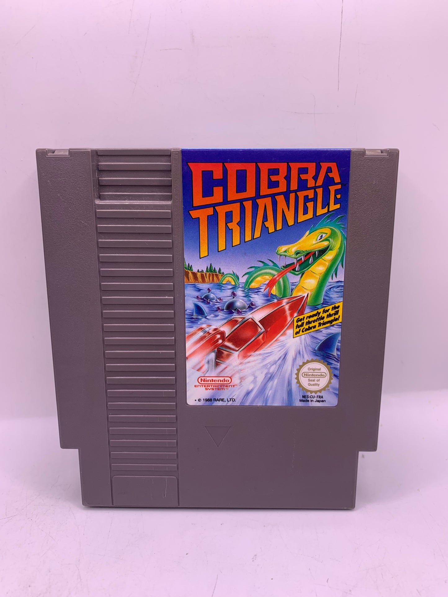 Cobra Triangle (Sticker achter) - NES