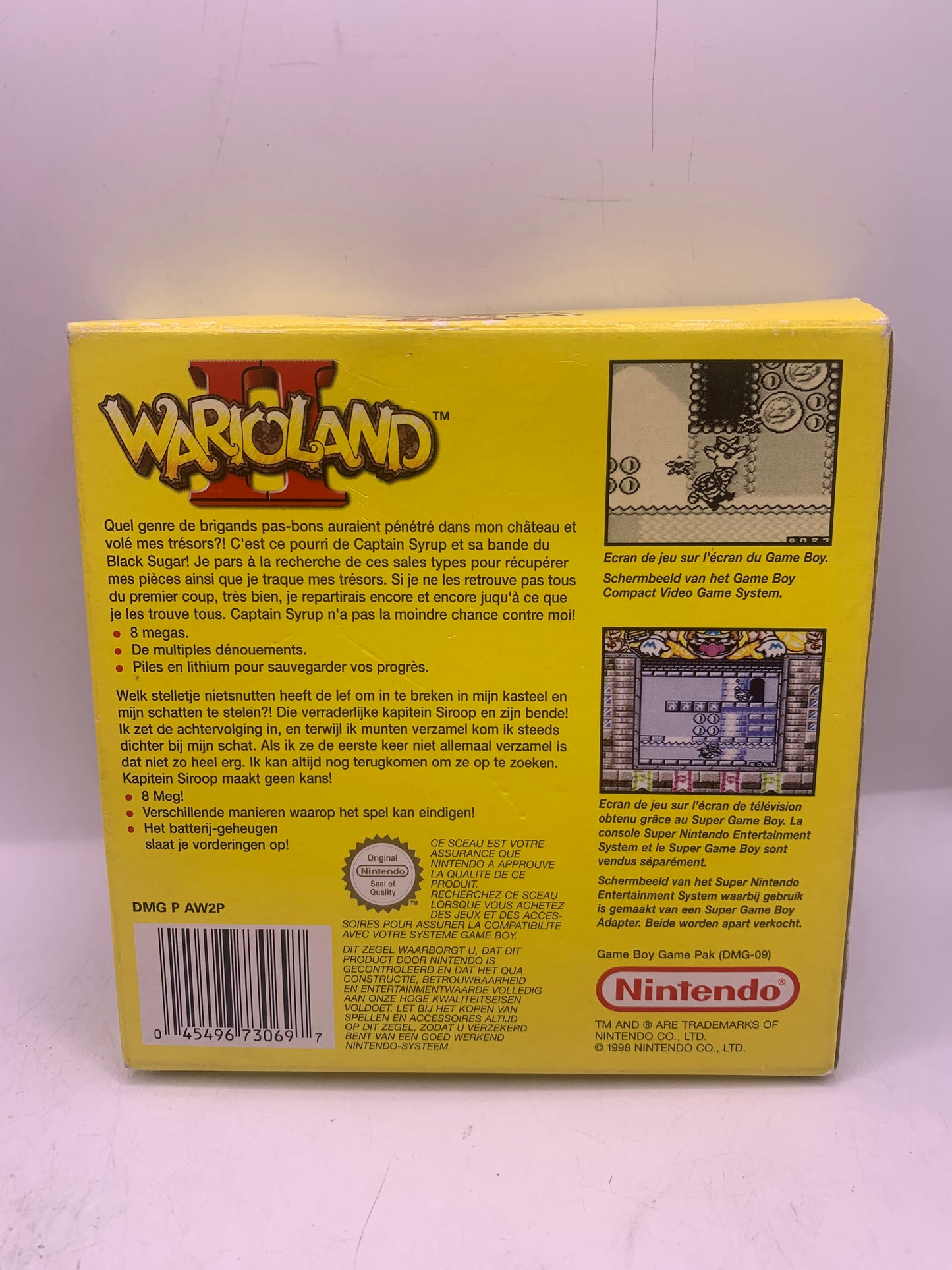 Wario Land II (CIB, licht gebruikt) - Game Boy Classic