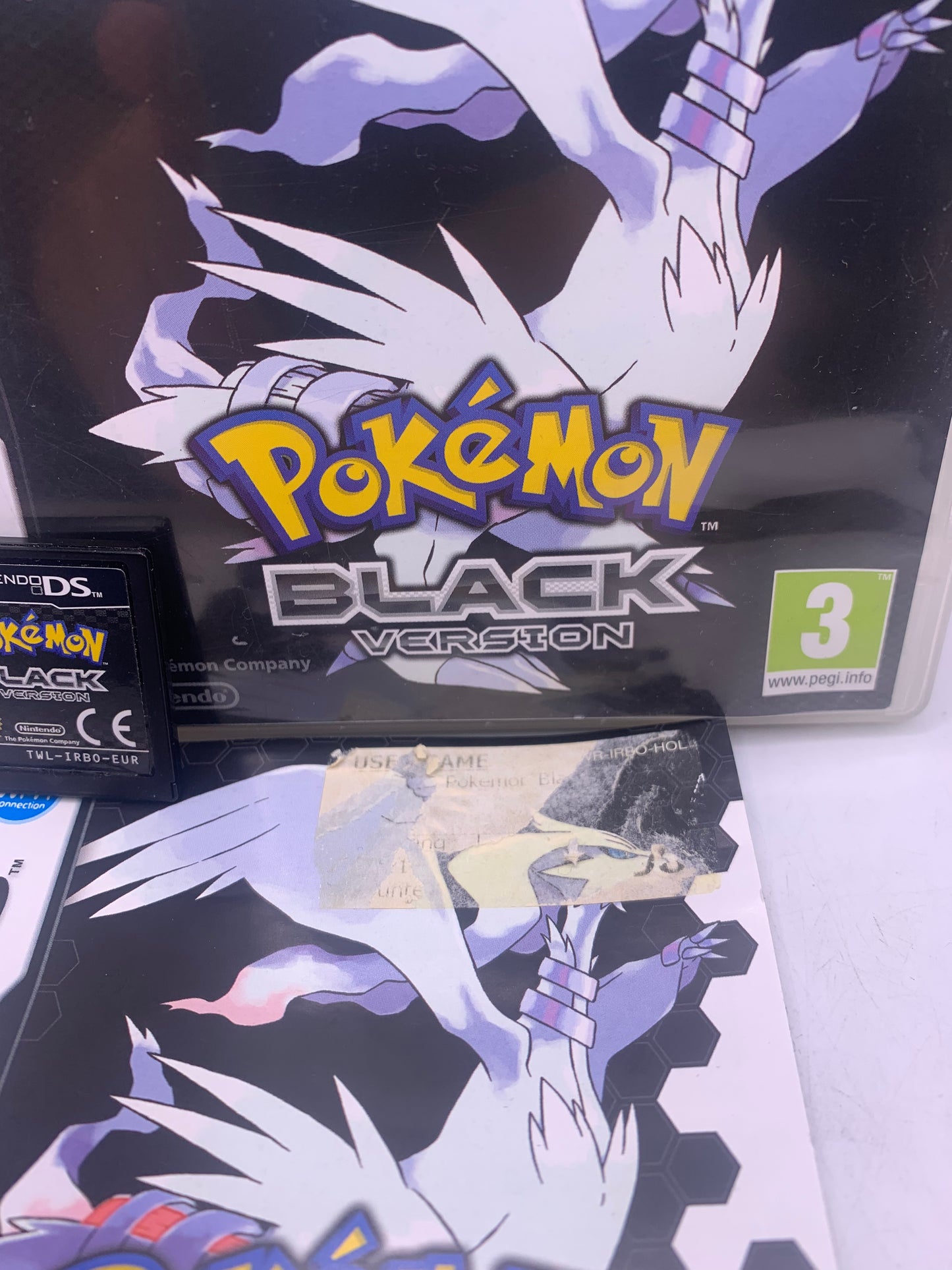 Pokémon Black Version (Sticker op handleiding) – Nintendo DS
