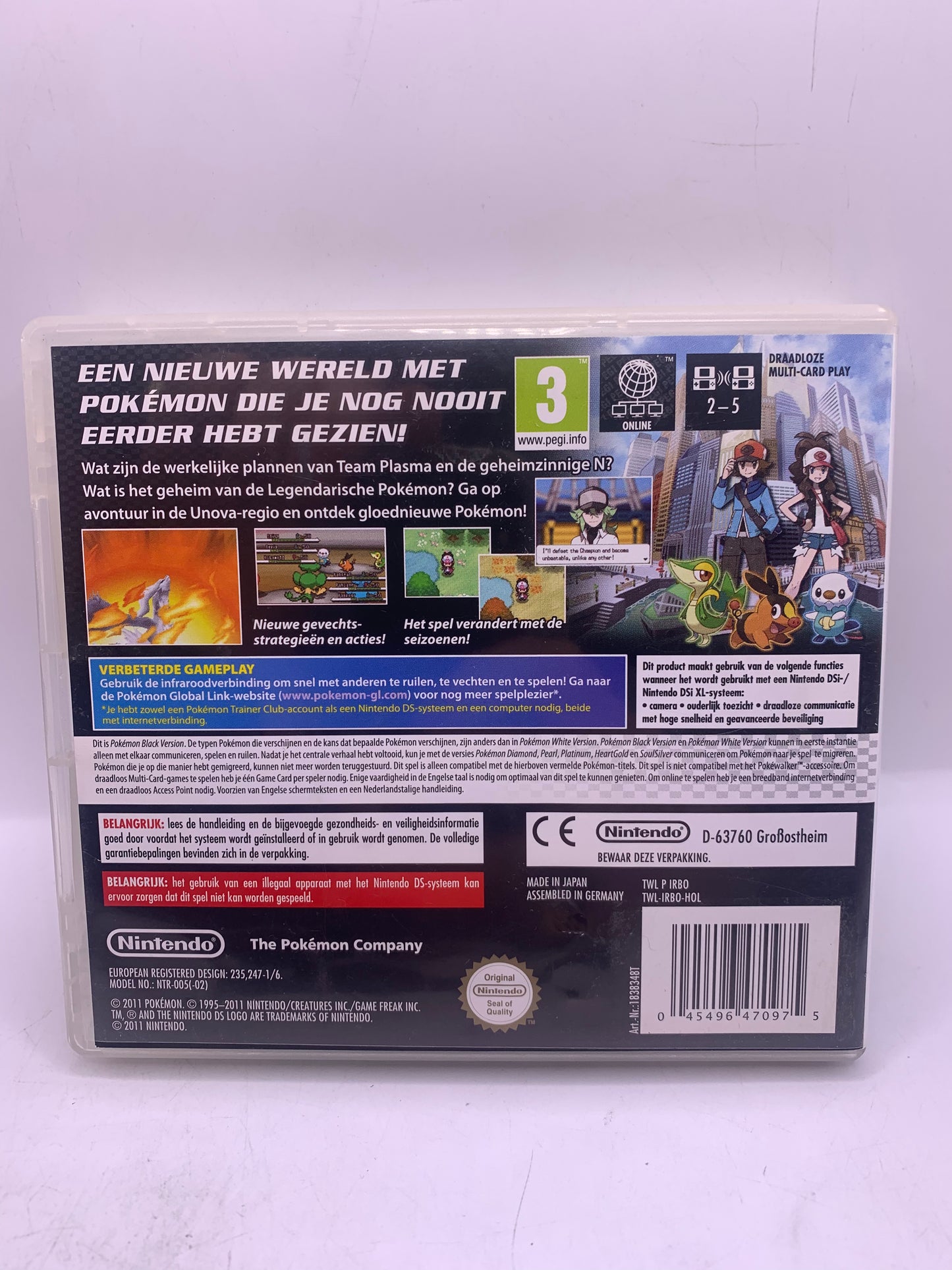 Pokémon Black Version (Sticker op handleiding) – Nintendo DS