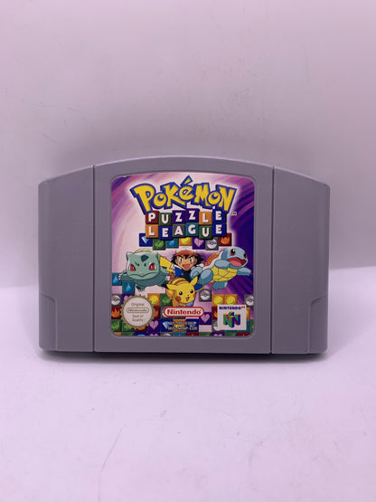 Pokemon Puzzle League (Sticker achterkant) - Nintendo 64