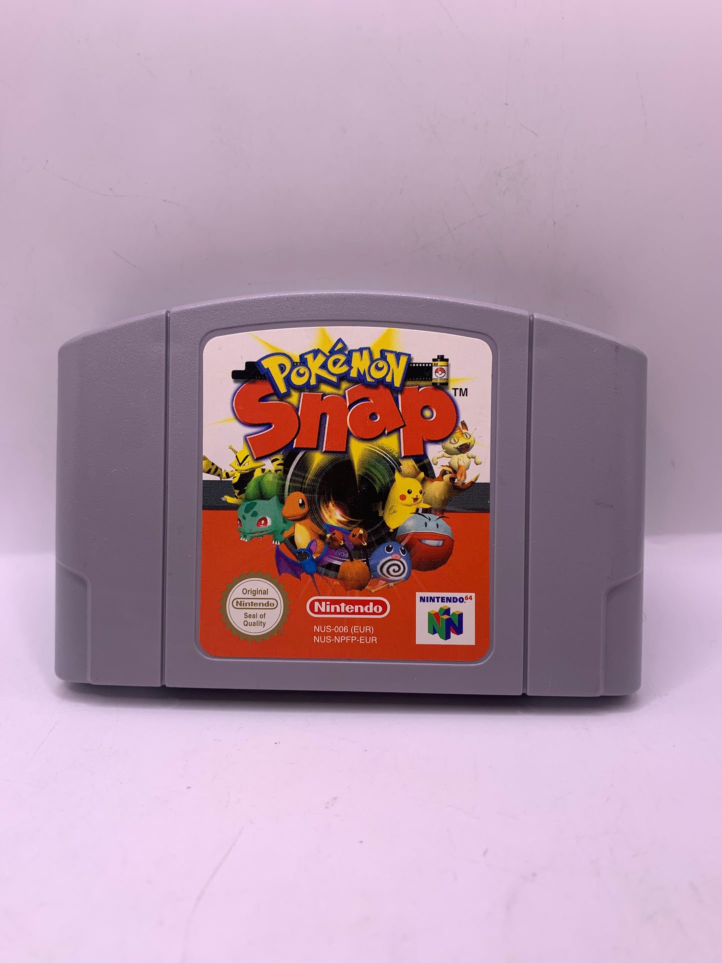 Pokémon Snap (Sticker achterkant) - Nintendo 64