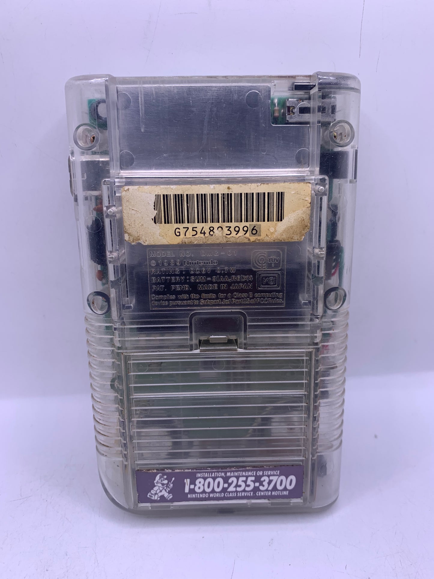 Game Boy Classic Console (Clear / Transparant)