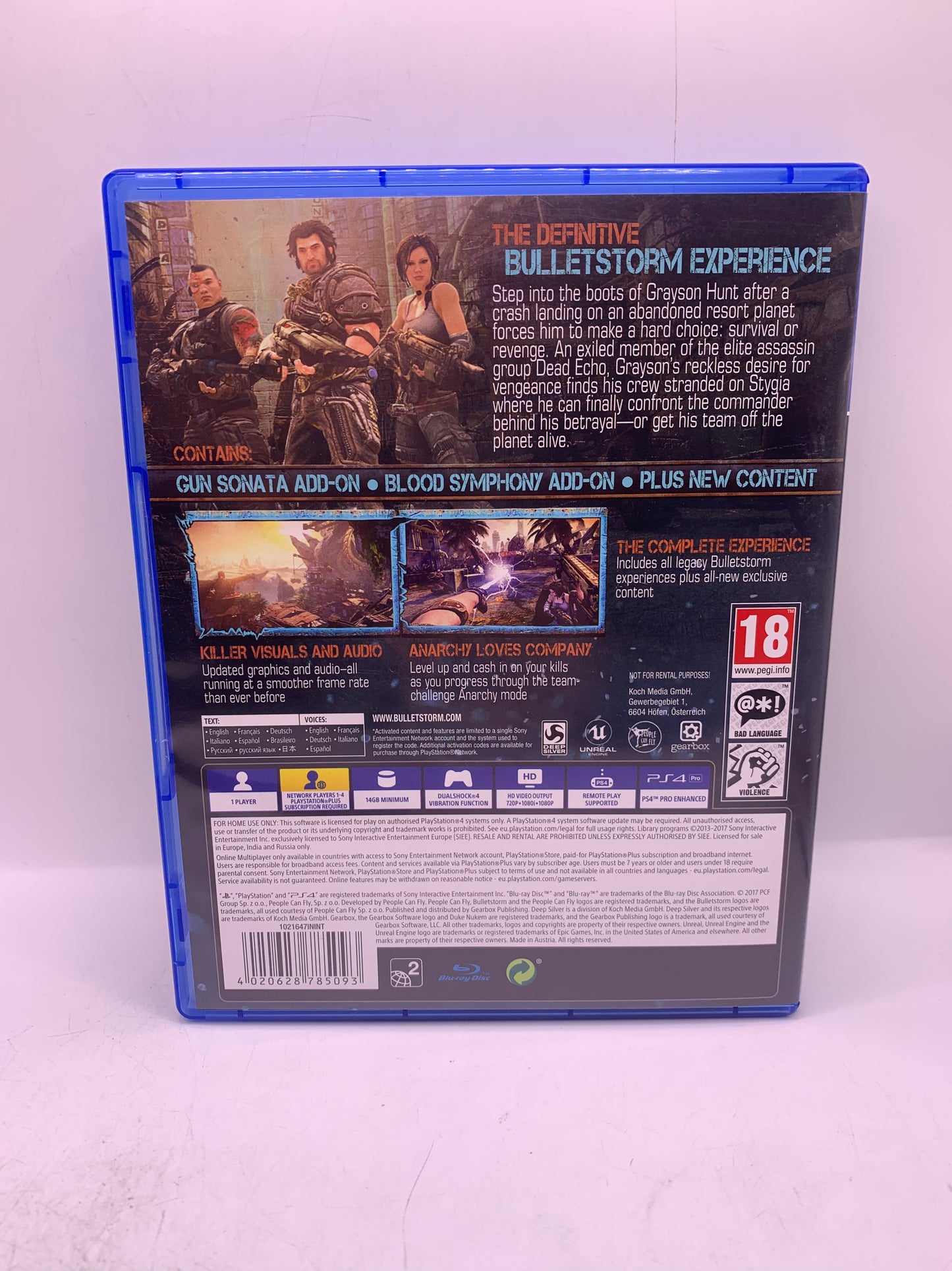 Bulletstorm: Full Clip Edition - PlayStation 4