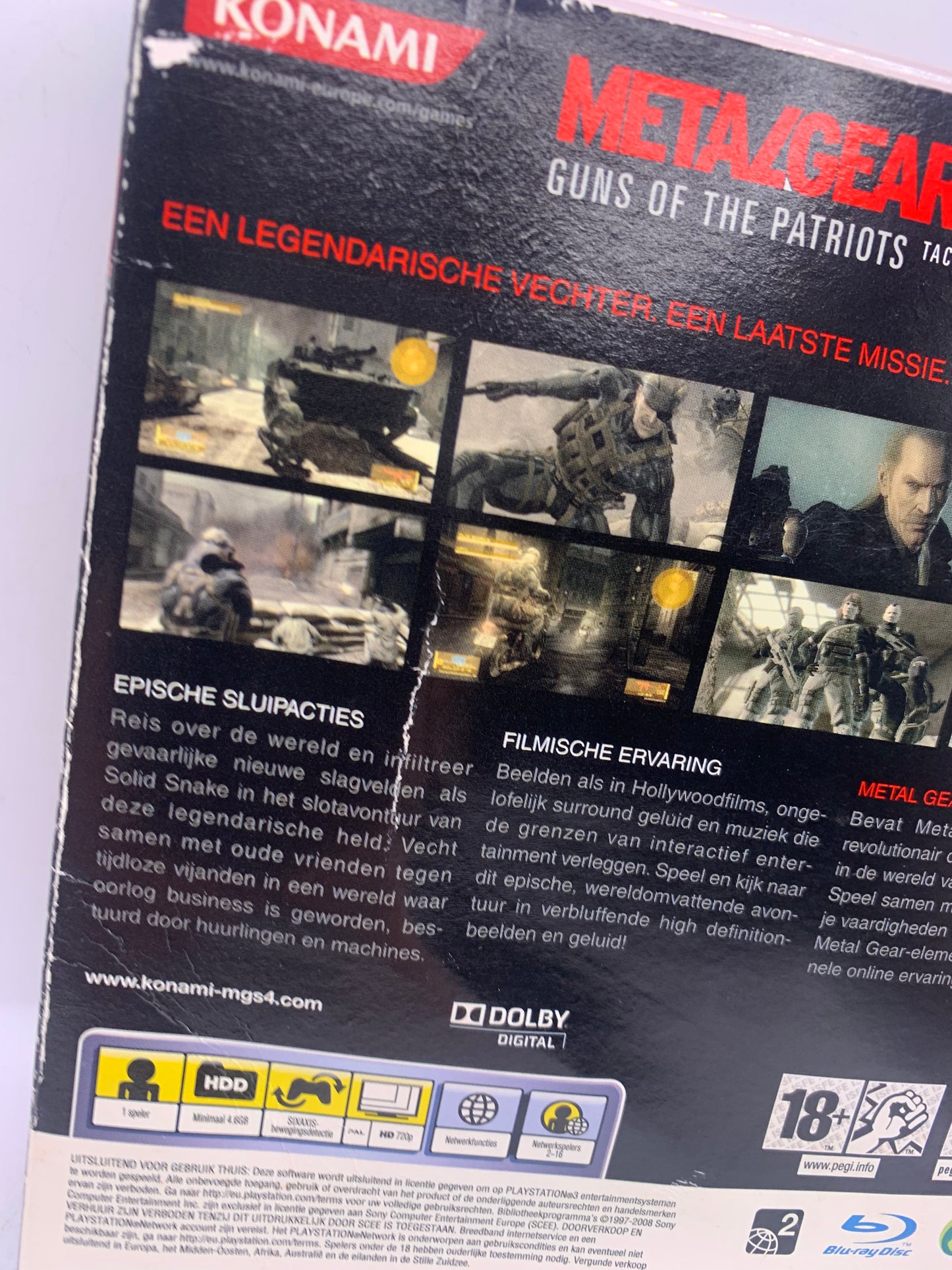 Metal Gear Solid 4: Guns of the Patriots (Met slipcase) – PlayStation 3