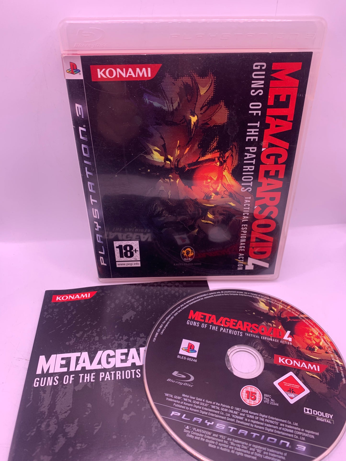 Metal Gear Solid 4: Guns of the Patriots (Met slipcase) – PlayStation 3