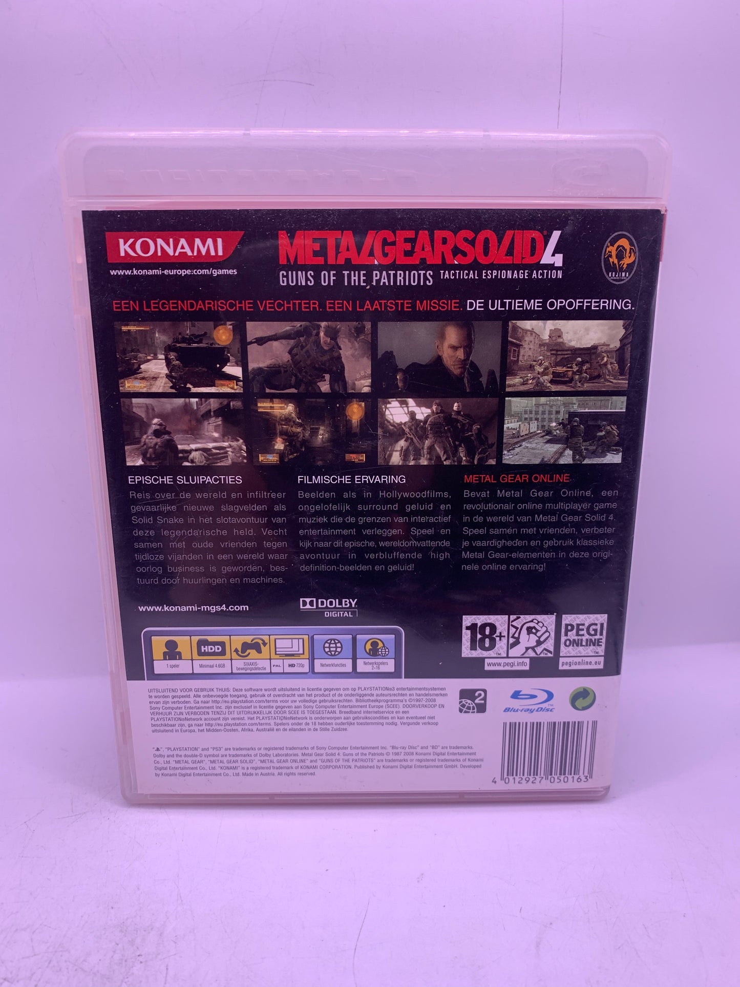 Metal Gear Solid 4: Guns of the Patriots (Met slipcase) – PlayStation 3