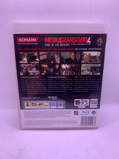 Metal Gear Solid 4: Guns of the Patriots (Met slipcase) – PlayStation 3