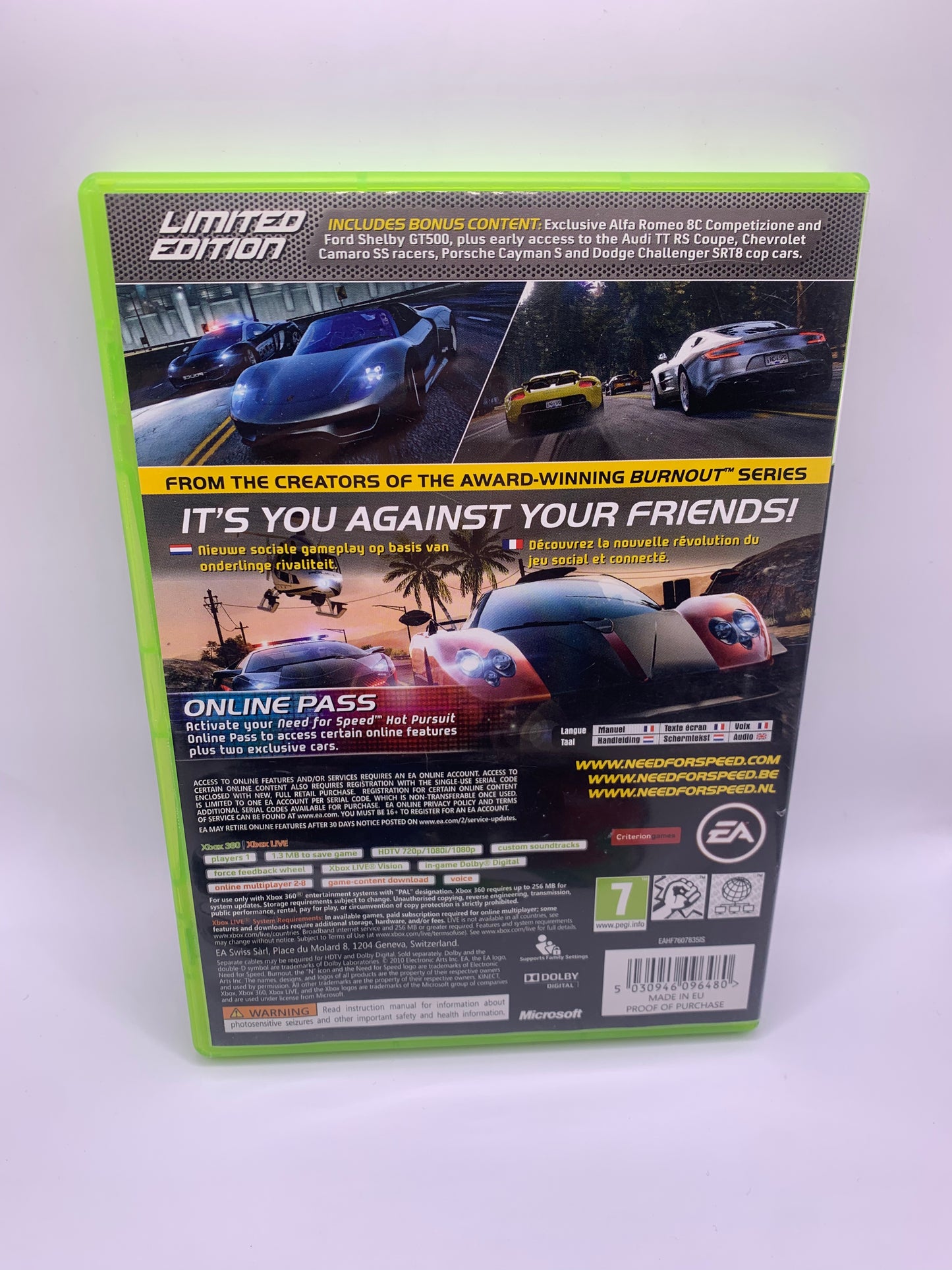 Need for Speed: Hot Pursuit (Limited Edition, geen DLC) - Xbox 360