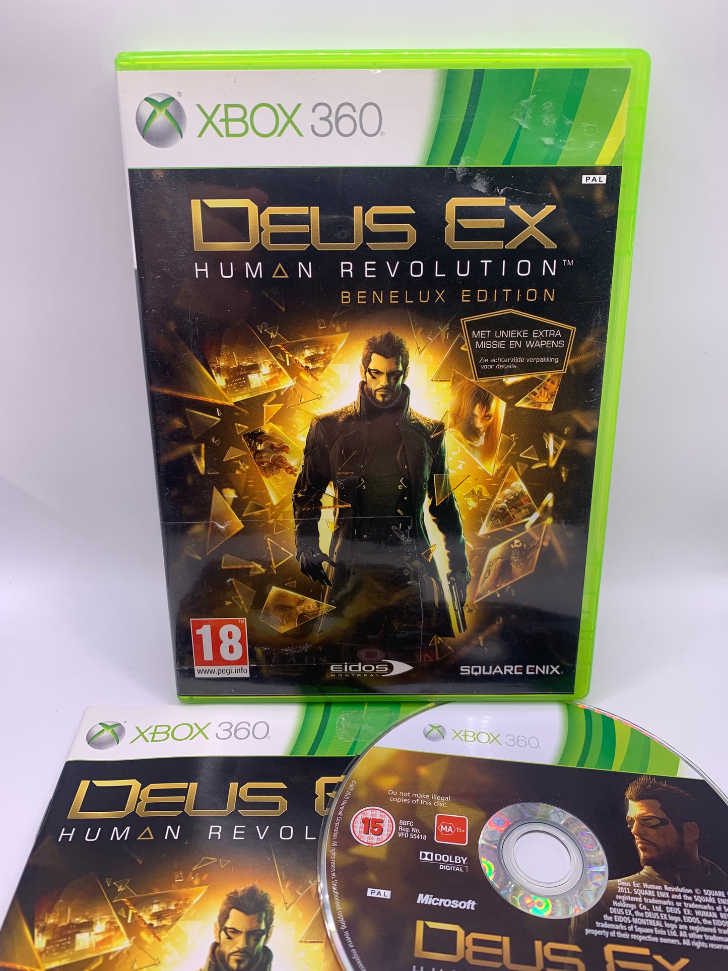 Deus Ex: Human Revolution (Benelux Edition, case gebruikt) - Xbox 360