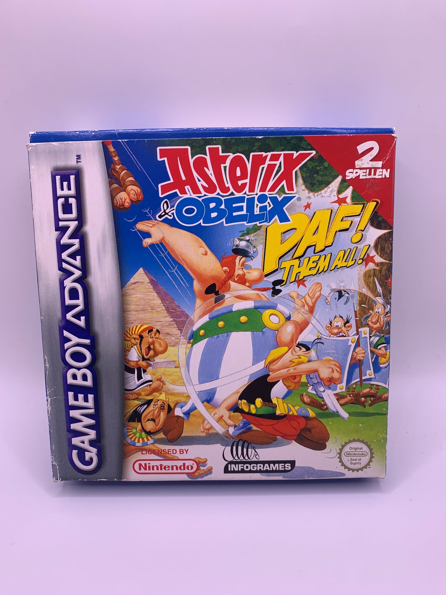 Asterix & Obelix: Paf! Them All! (CIB, cartridge licht gebruikt) - Game Boy Advance