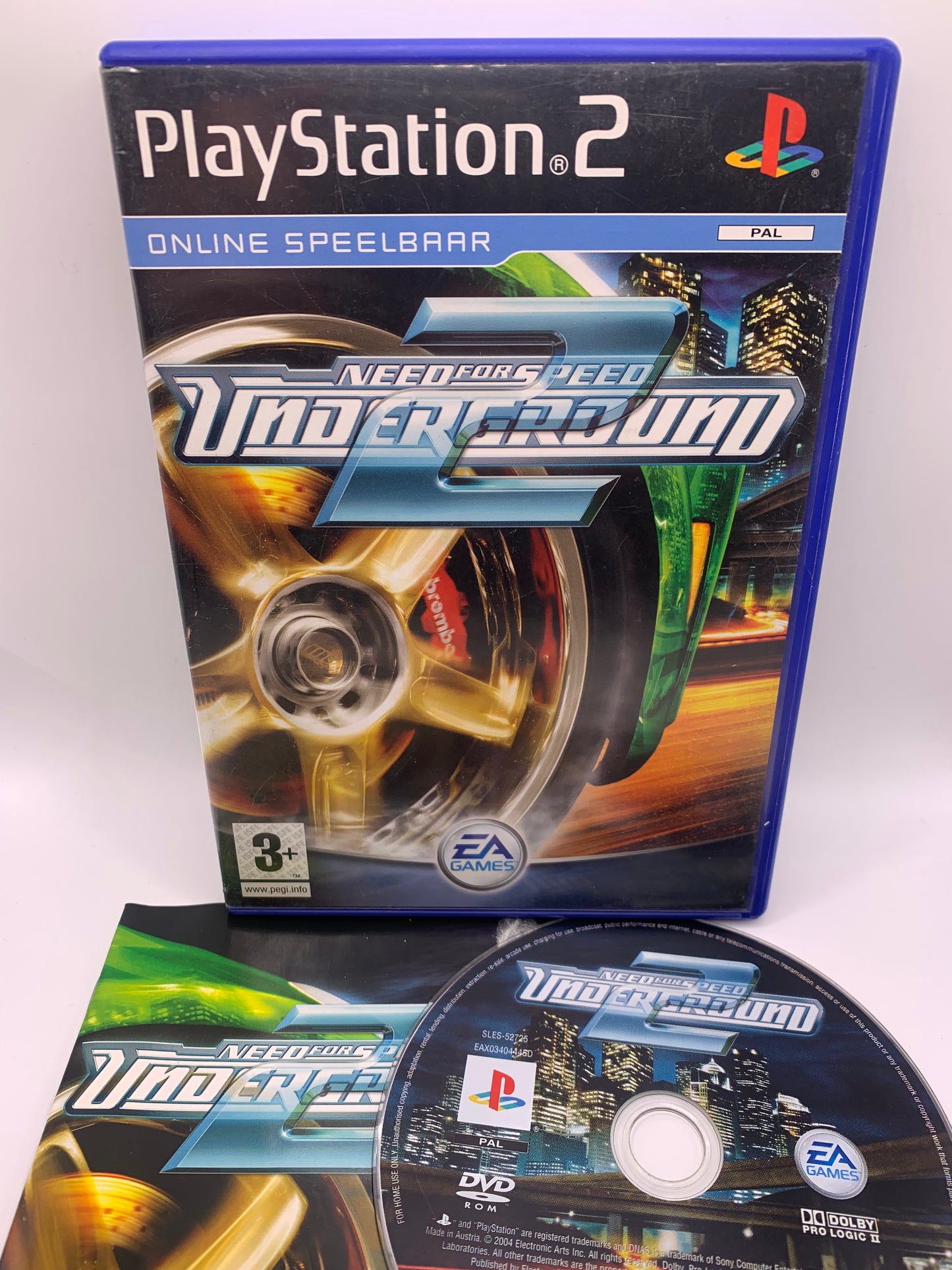 Need for Speed: Underground 2 (Lichte sticker op handleiding) - PlayStation 2