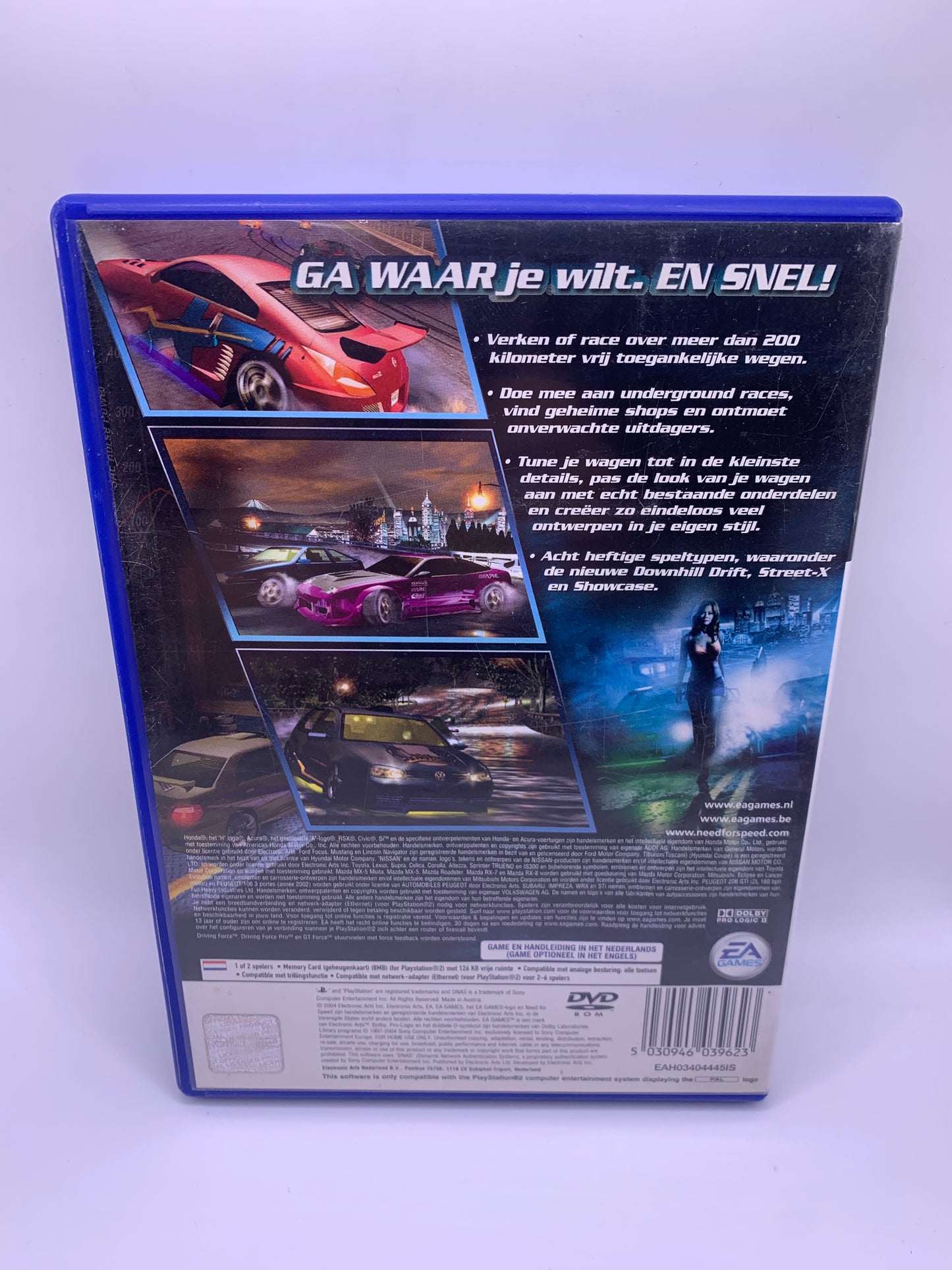 Need for Speed: Underground 2 (Lichte sticker op handleiding) - PlayStation 2
