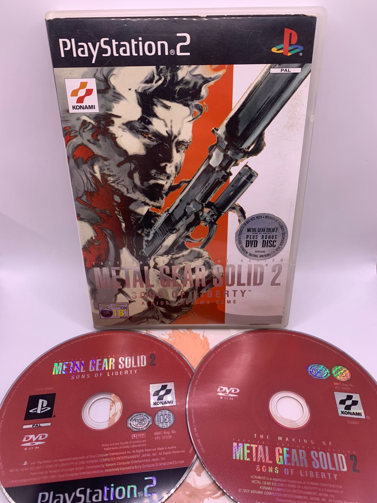 Metal Gear Solid 2: Sons of Liberty (Case licht gebruikt) – PlayStation 2