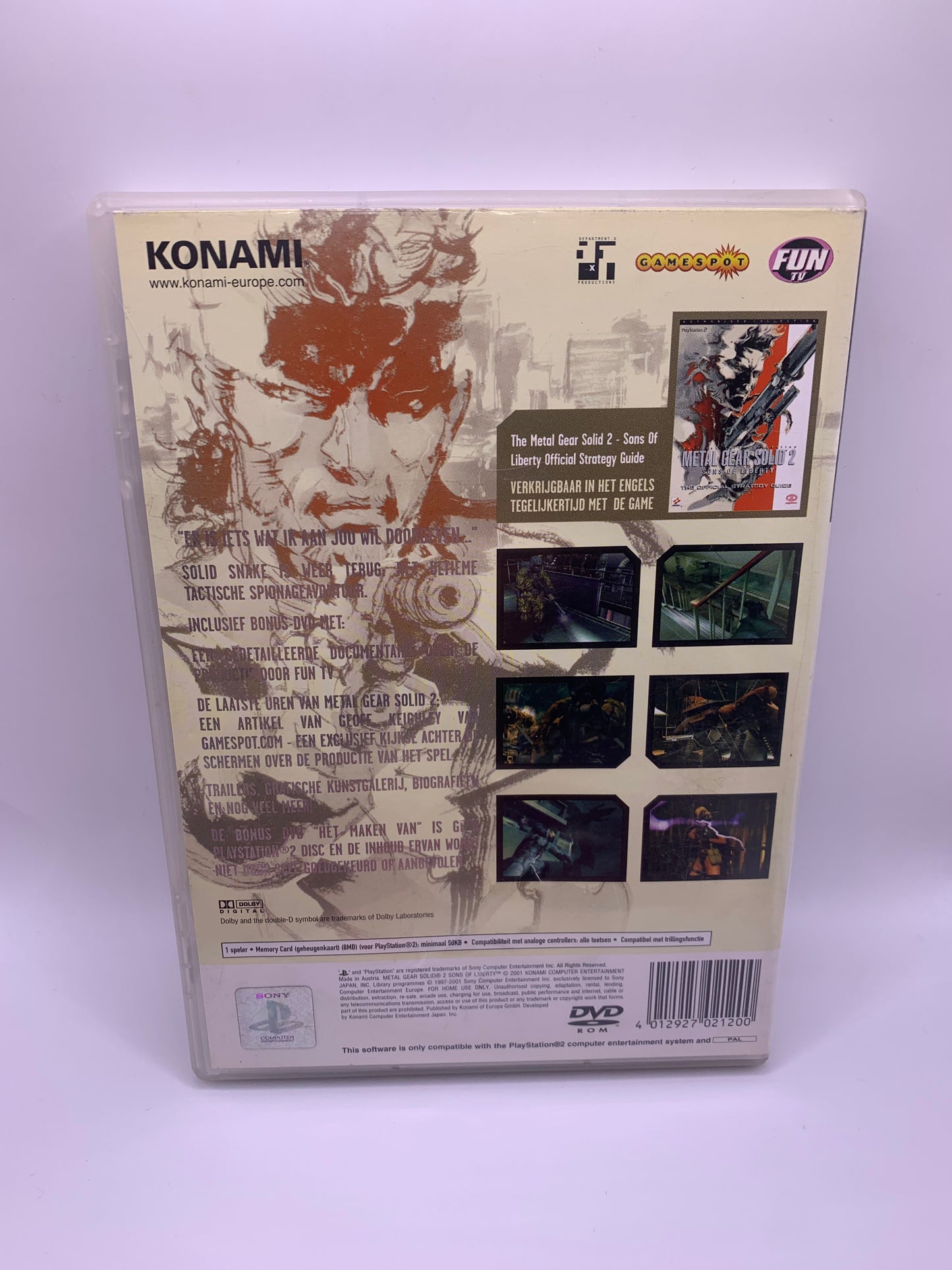 Metal Gear Solid 2: Sons of Liberty (Case licht gebruikt) – PlayStation 2
