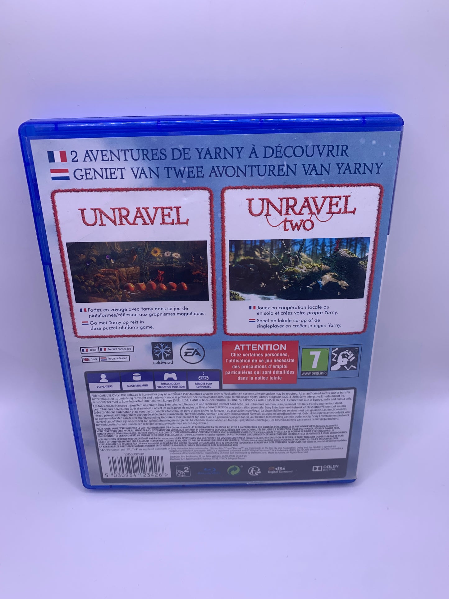 Unravel Yarny Bundle (Cover licht gebruikt) - PlayStation 4