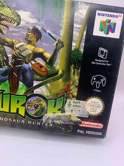 Turok: Dinosaur Hunter (CIB, stickertje voor)- Nintendo 64