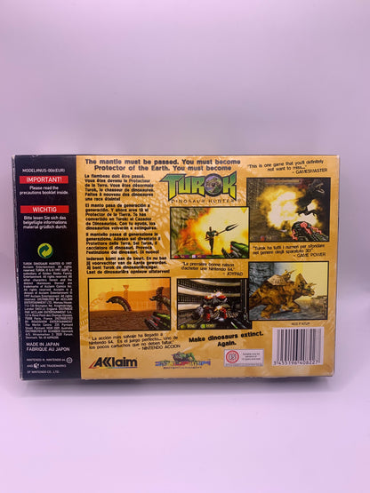 Turok: Dinosaur Hunter (CIB, stickertje voor)- Nintendo 64