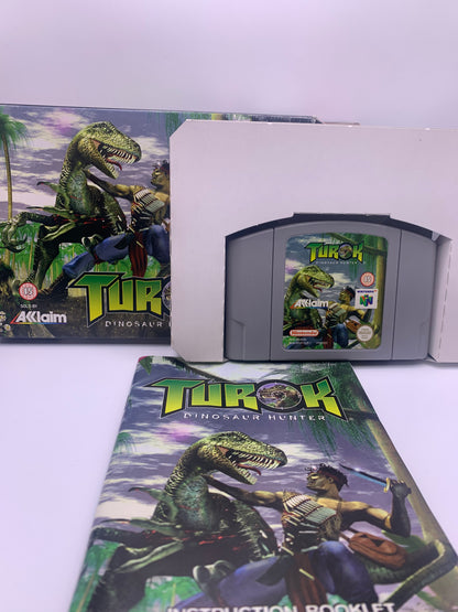 Turok: Dinosaur Hunter (CIB, stickertje voor)- Nintendo 64