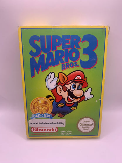 Super Mario Bros. 3 (CIB) (NOE, stickers op case) – NES