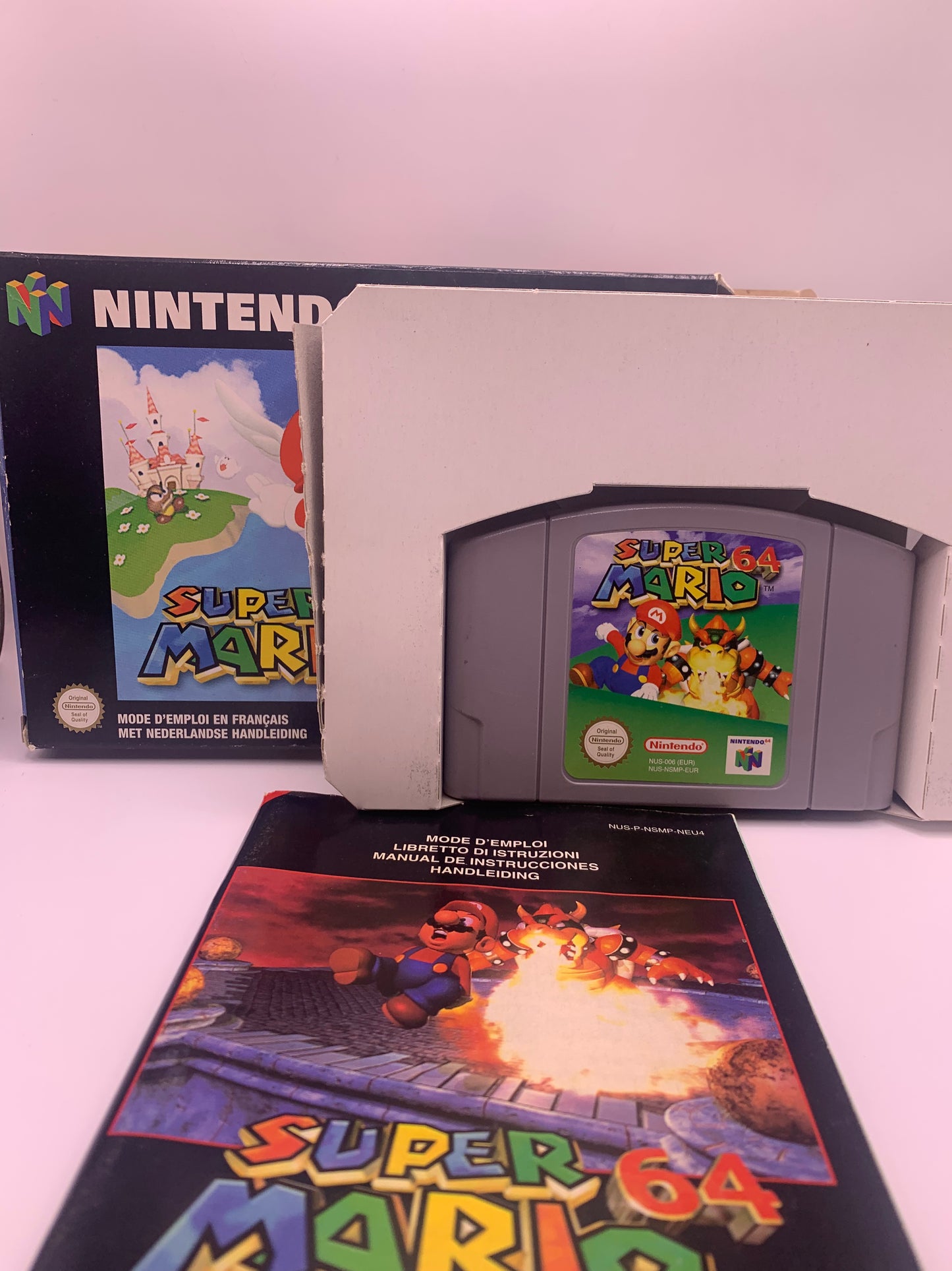 Super Mario 64 (CIB, stickertje achter) - Nintendo 64