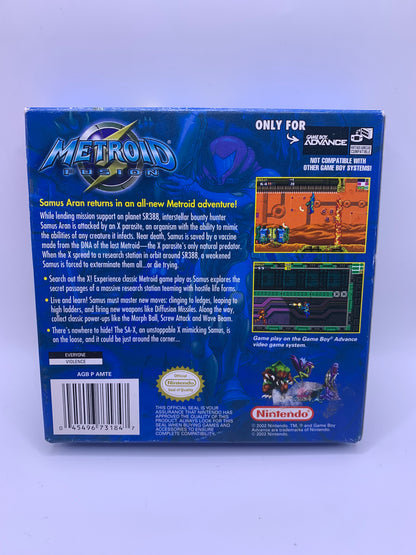 Metroid Fusion (CIB, USA, case beetje beschadigd) - Game Boy Advance