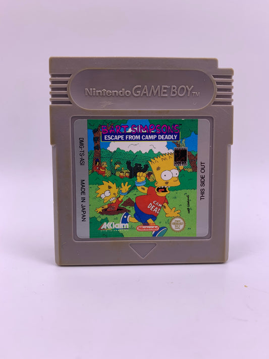 Bart Simpson's Escape from Camp Deadly - GameBoy Classic