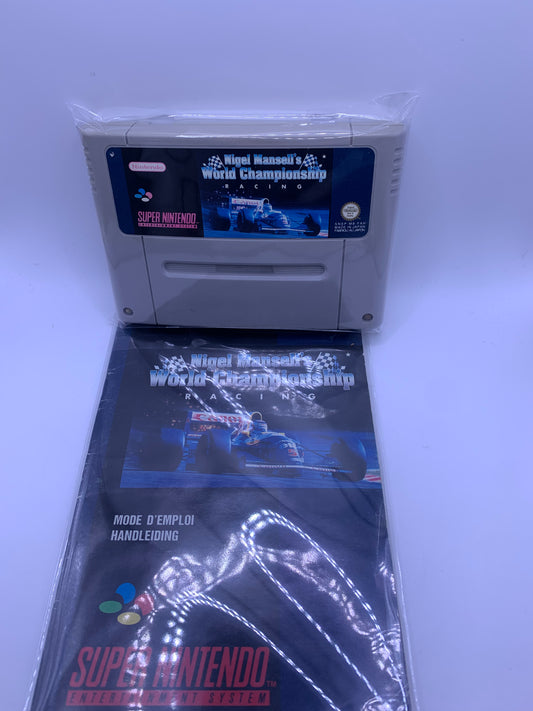 Nigel Mansell's World Championship Racing (Met handleiding) – SNES