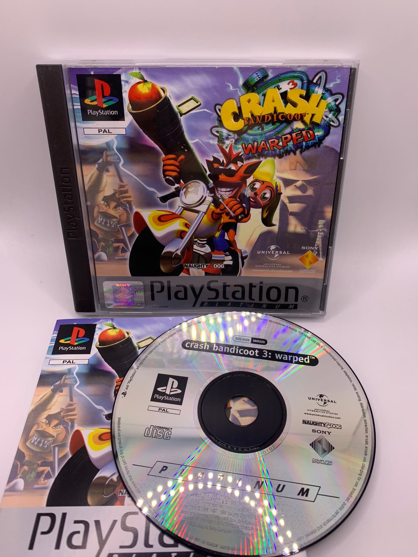 Crash Bandicoot 3: Warped (Platinum) – PlayStation 1