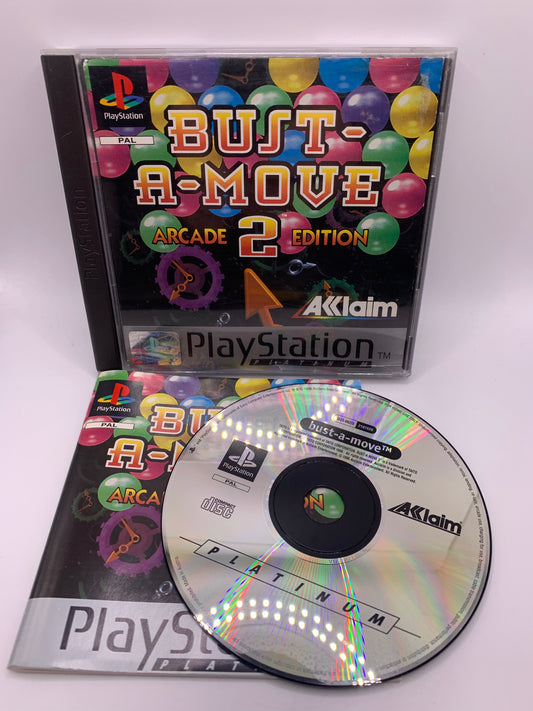 Bust-A-Move 2: Arcade Edition (Platinum, cover beschadigd) – PlayStation 1