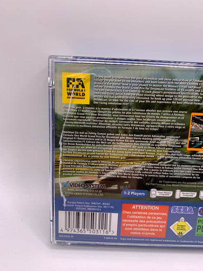 F1 World Grand Prix (Barst achterzijde) – Dreamcast