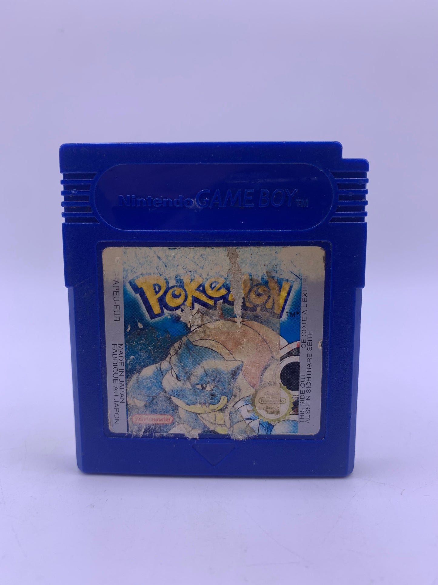 Pokémon Blue (Zeer slechte label) – Game Boy Classic