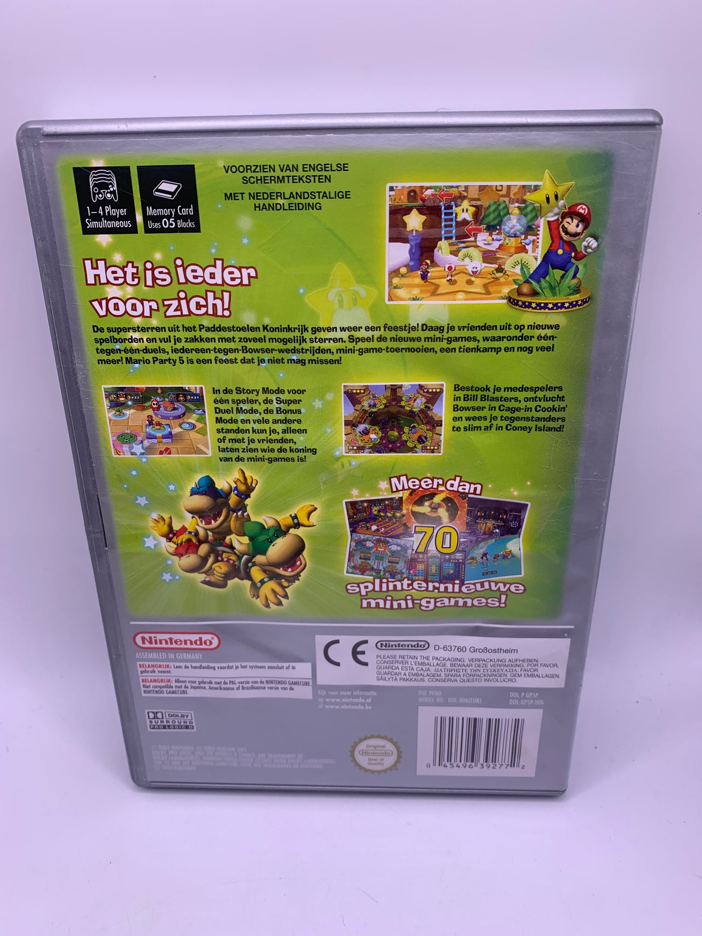 Mario Party 5 (Player's Choice) (Slechte case) – Nintendo GameCube