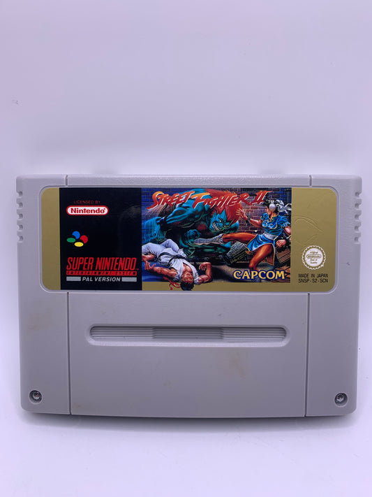 Street Fighter II (Label bekrast) - SNES