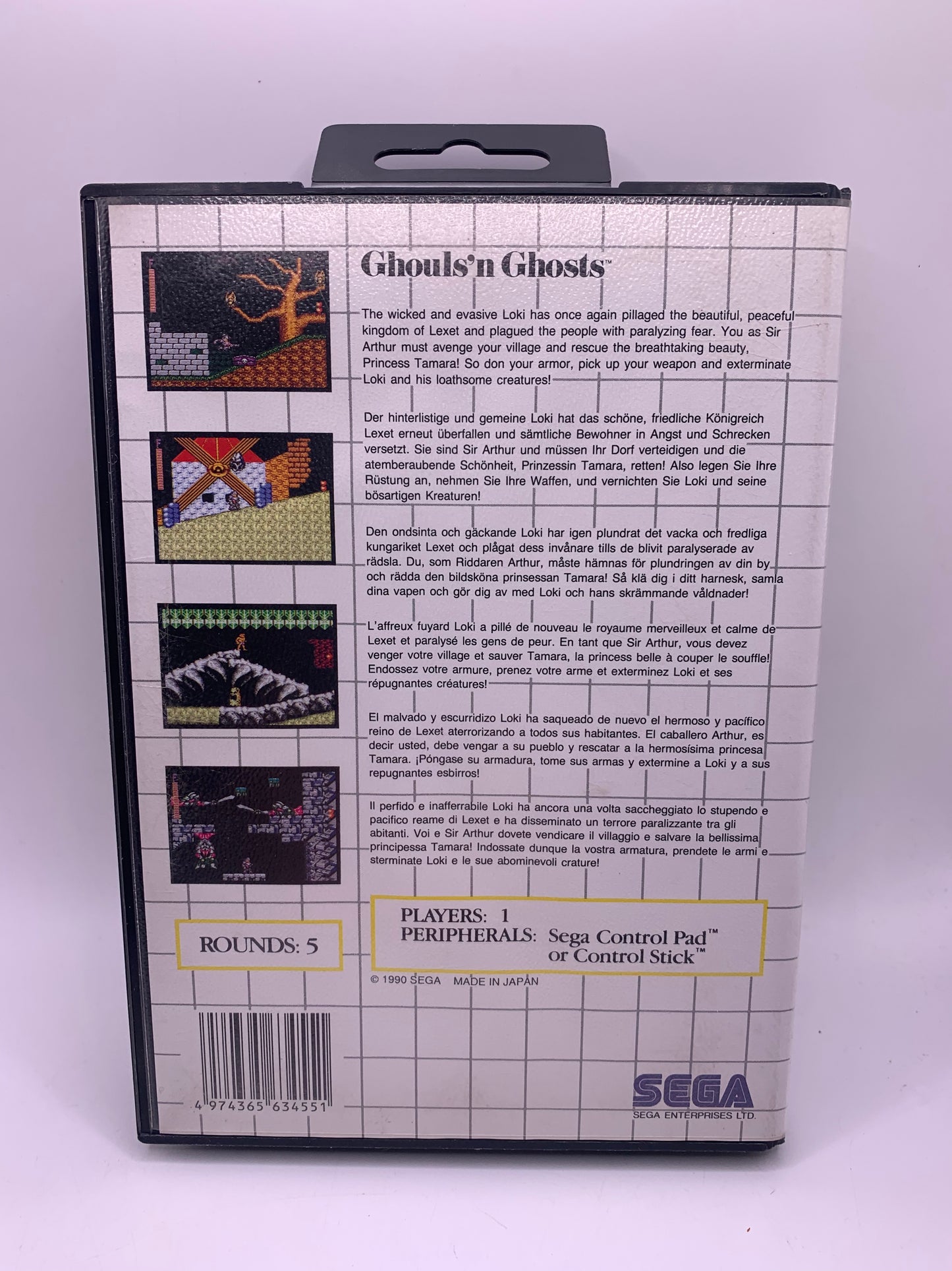 Ghosts ’n Goblins (Geen handleiding) - Sega Master System